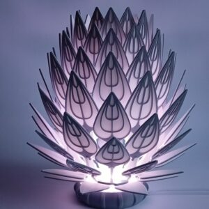 3D-Светильник «Листья» — Стильный акцент в интерьере